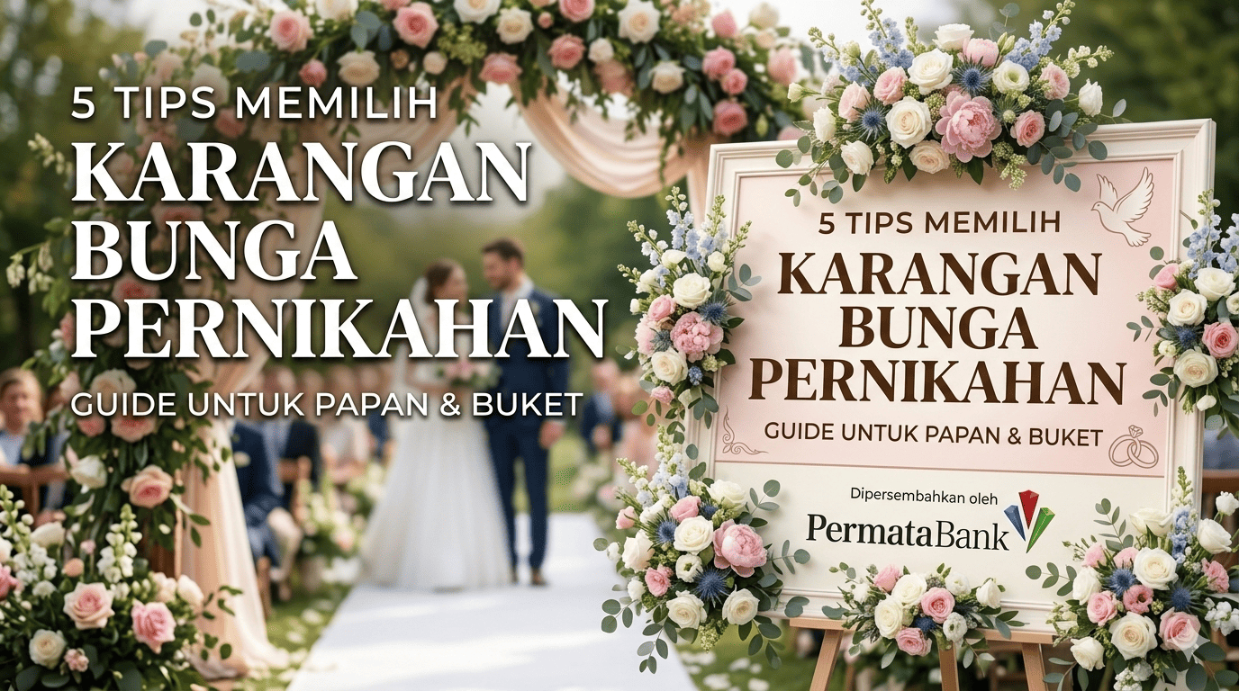 5 Tips Memilih Karangan Bunga untuk Pernikahan